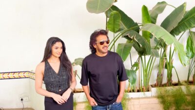 Upendra and actress Reeshma Nanaiah