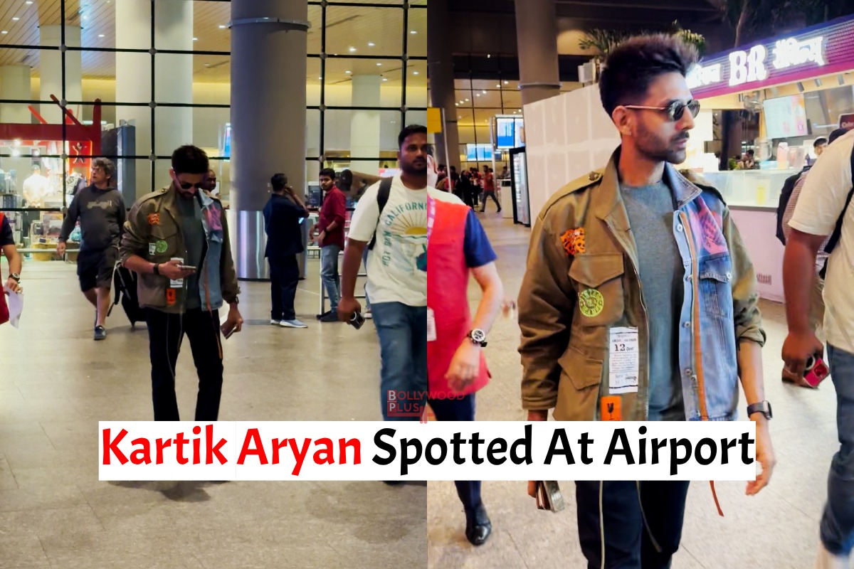 Kartik Aaryan Spotted At Airport