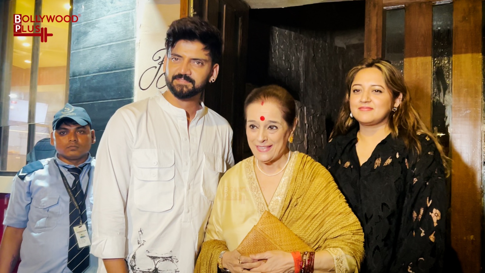 Poonam Sinha with Damaad Zaheer Iqbal