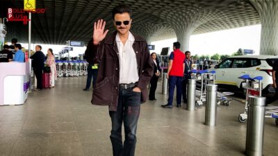 Anil Kapoor Spotted At Mumbai Airport