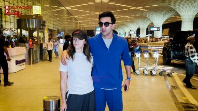 Ranbir Kapoor and Alia Bhatt Spotted At the Airport