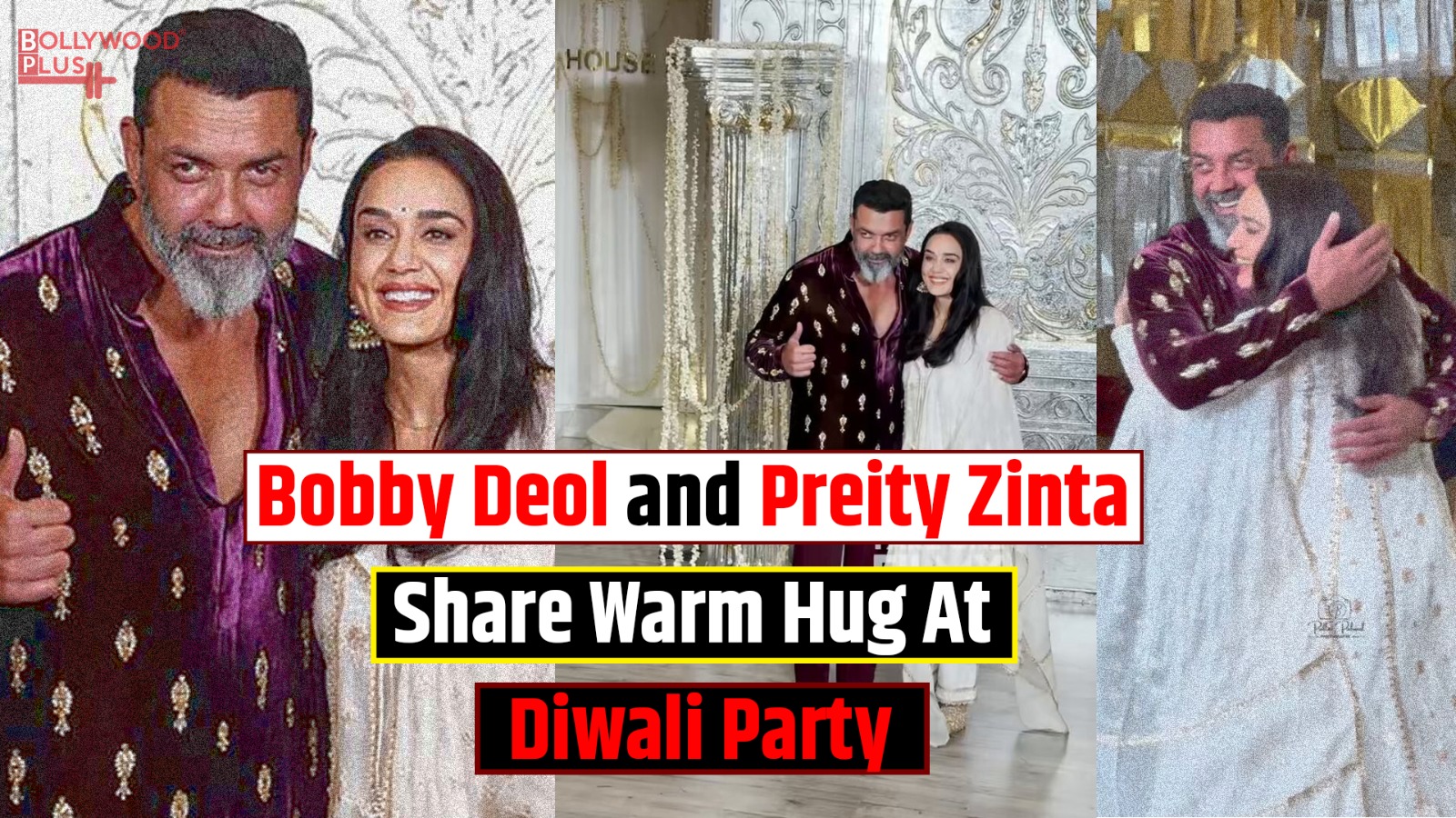 Bobby Deol Preity Zinta hug