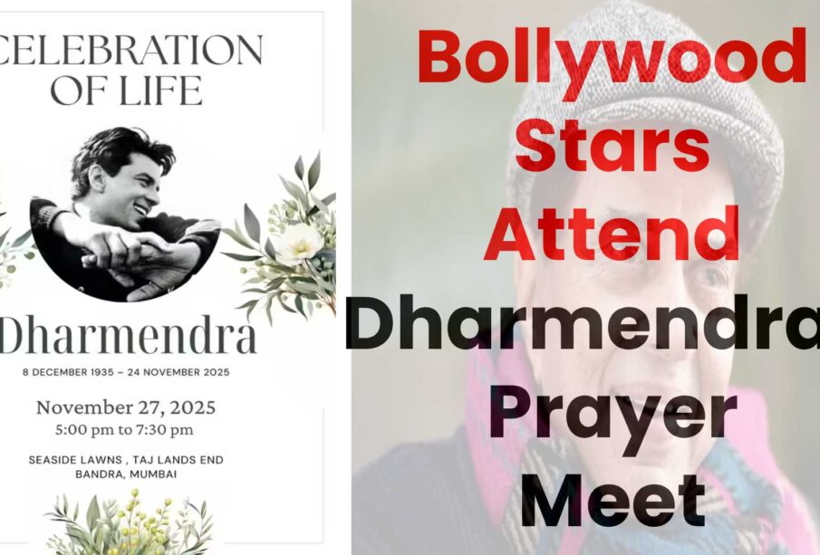 Dharmendra's Prayer Meet