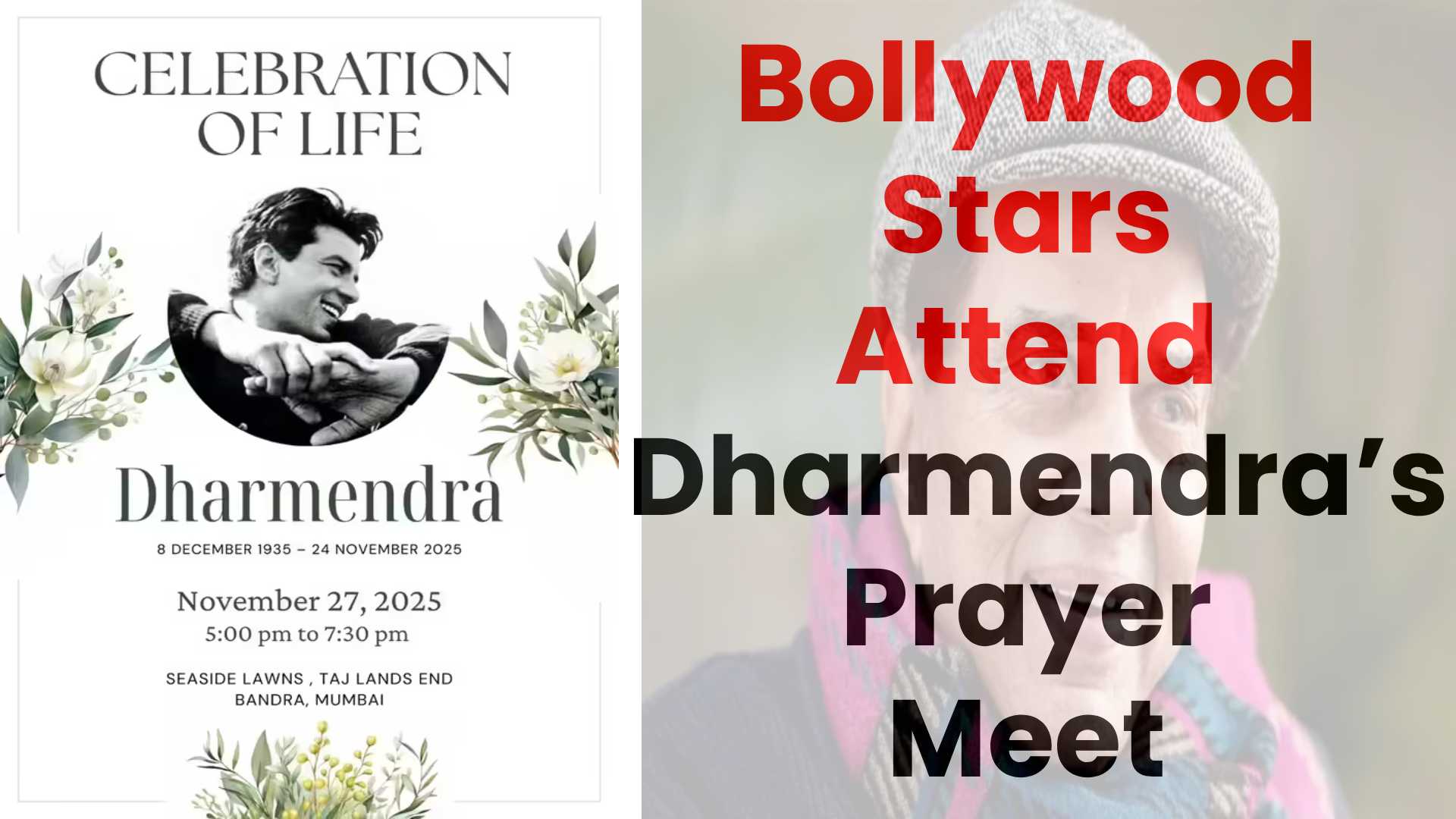 Dharmendra's Prayer Meet