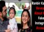 Ranbir Kapoor Fake Instagram Account
