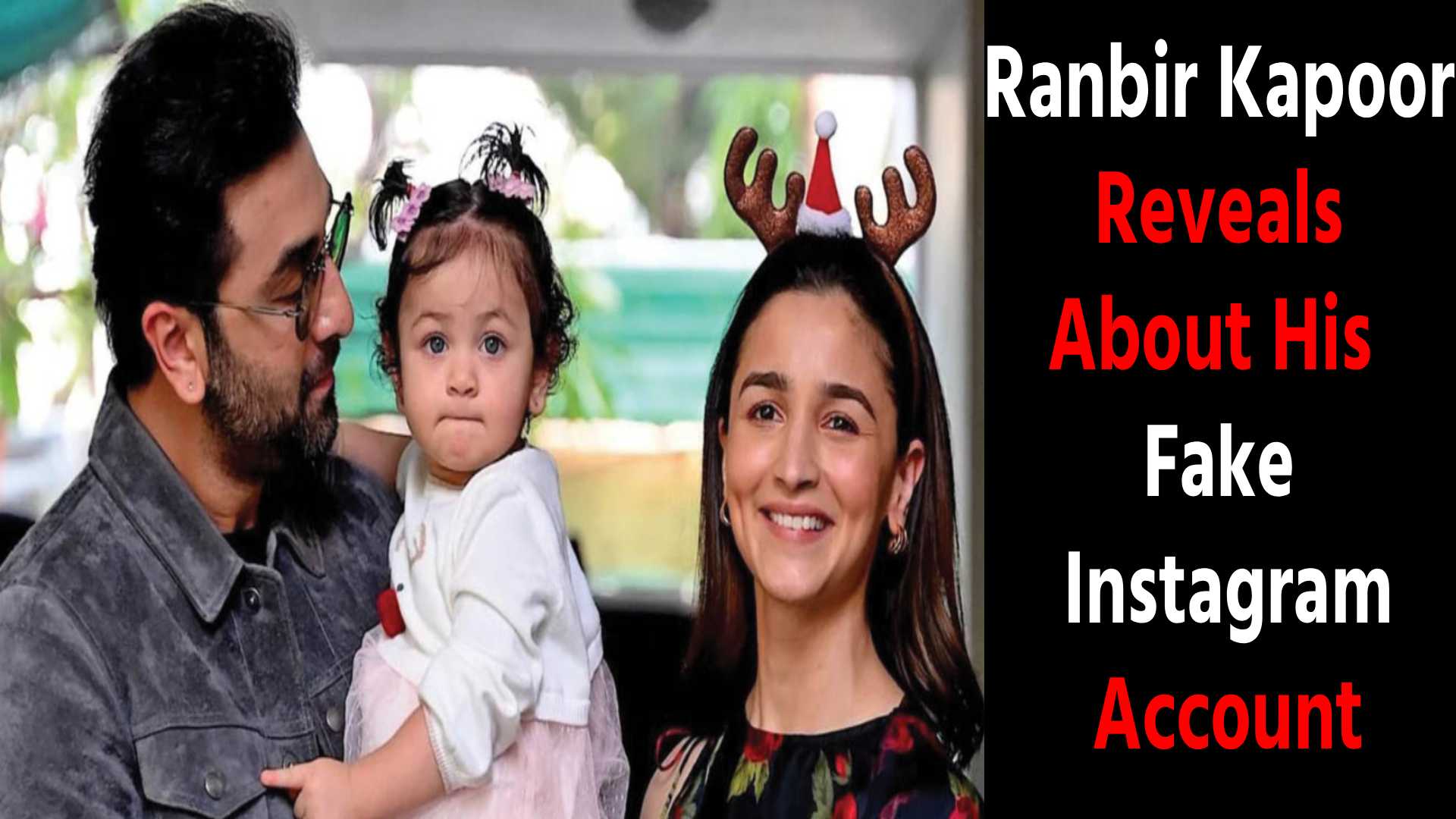 Ranbir Kapoor Fake Instagram Account