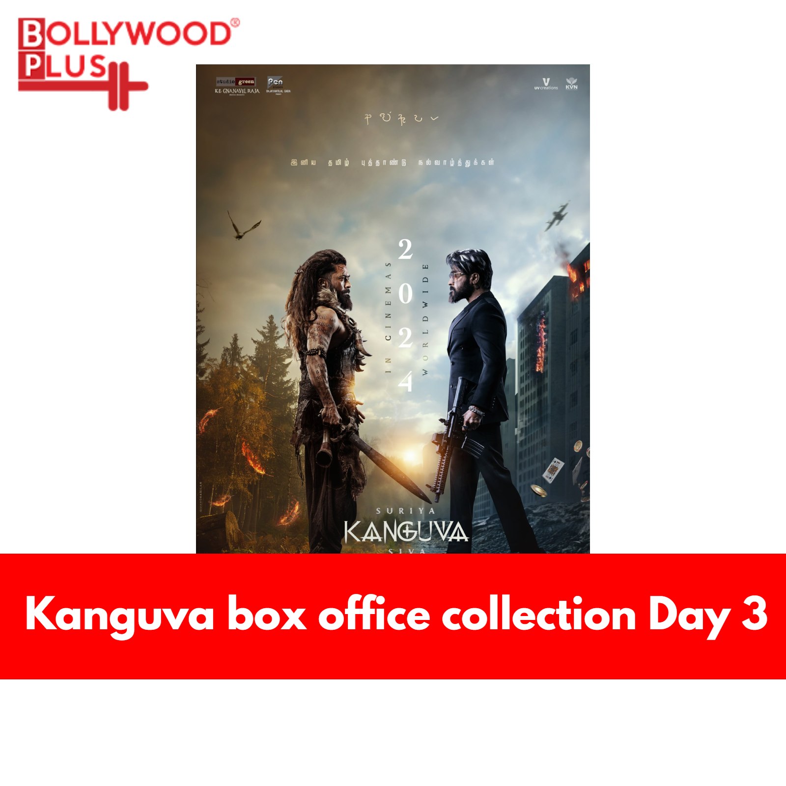 Kanguva box office collection Day 3