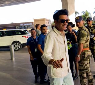 Manoj Bajpayee spotted at Mumbai airport