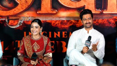 Rashmika’s Powerful Speech at Chhaava Trailer Launch
