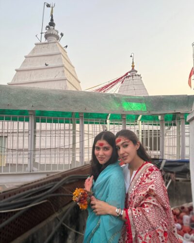 Sara Ali Khan At Deoghar Baba Mandir