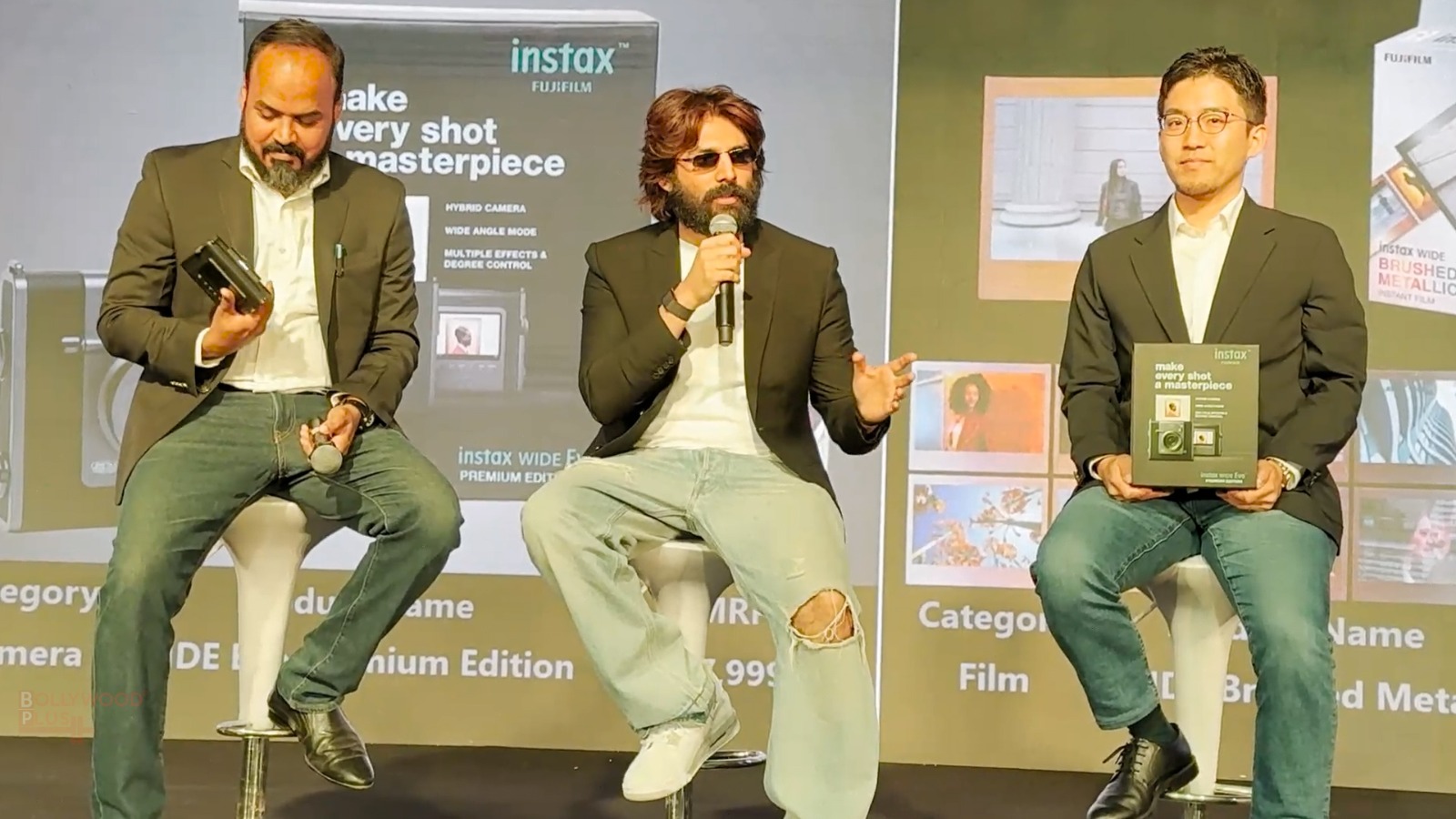 Kartik Aaryan At The Launch Of FUJIFILM's Latest Instax Sensation