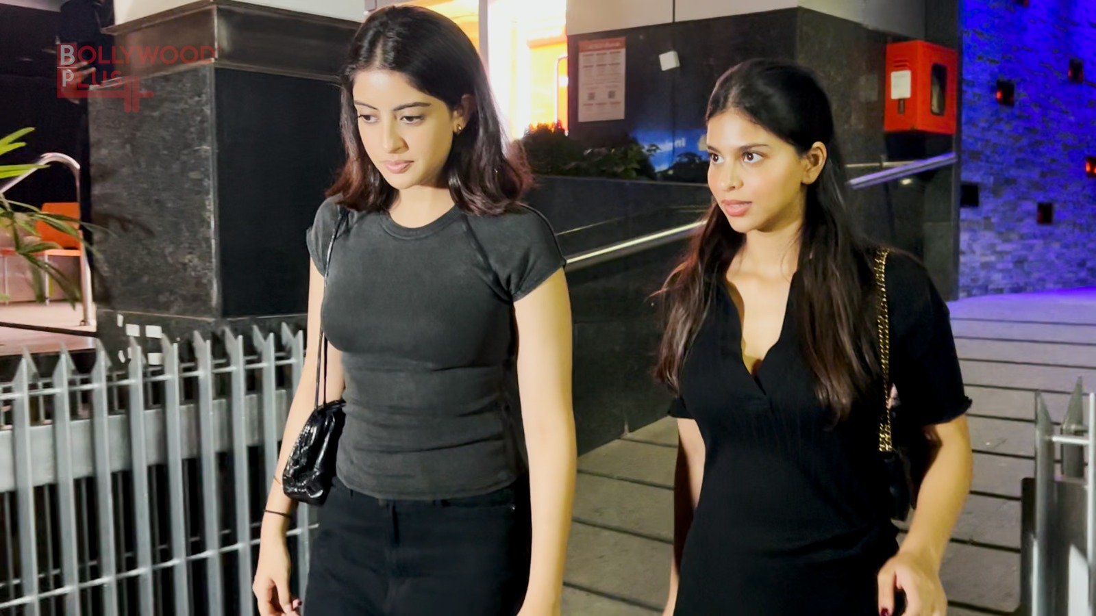 Suhana Khan with Navya Naveli Nanda