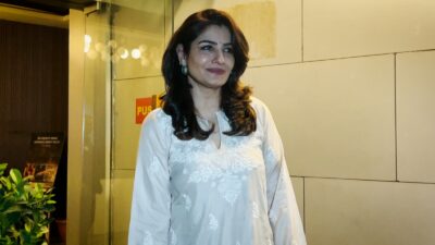 Raveena Tandon spotted in Bandra