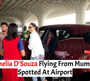 Genelia Deshmukh Spotted at the Mumbai Airport Today