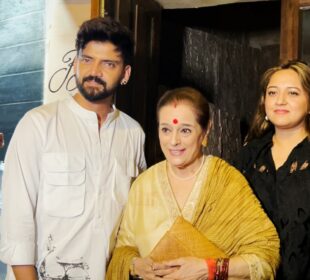 Poonam Sinha with Damaad Zaheer Iqbal