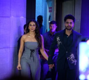 Rakul Preet and Jackky Bhagnani At The Red Carpet Of The Special Screening Of Maa