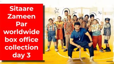 Sitaare Zameen Par worldwide box office collection day 3