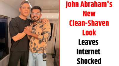 John Abraham's New Clean-Shave Look