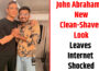 John Abraham's New Clean-Shave Look