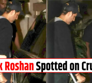 Hrithik Roshan Spotted on Crutches